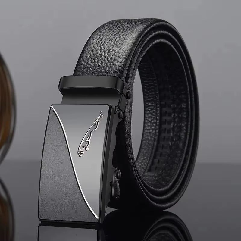Fashion Business Men'S Belt Genuine Luxury Brand Belt Metal Buckle Belt High-Quality PU Leather Soft Belt with Cargo Pants Jeans