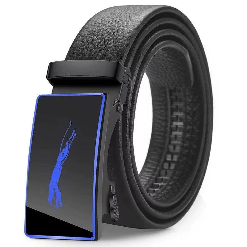 Fashion Business Men'S Belt Genuine Luxury Brand Belt Metal Buckle Belt High-Quality PU Leather Soft Belt with Cargo Pants Jeans